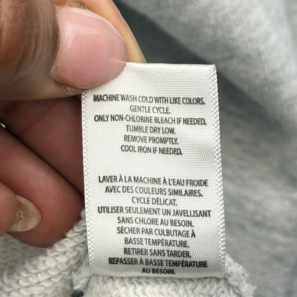 Elwood Core Hoodie XL Gray Organic Cotton Pullover Heavyweight Relaxed Fit - Picture 6 of 14